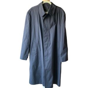 London Fog Men's Trench Coat - Deep Blue